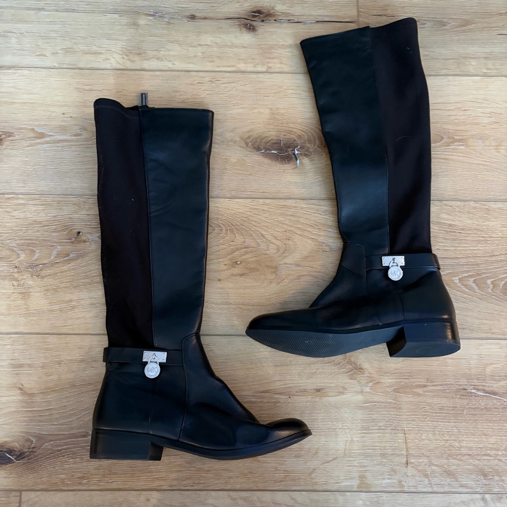 Michael Kors Black Over the Knee Boots